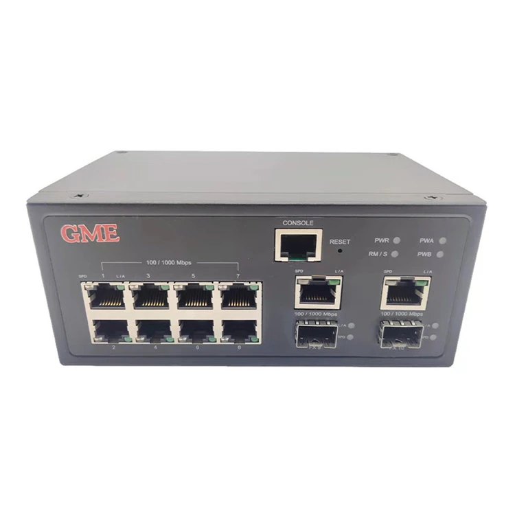 10 Port Gigabit Ethernet Switch With 2 Port SFP
