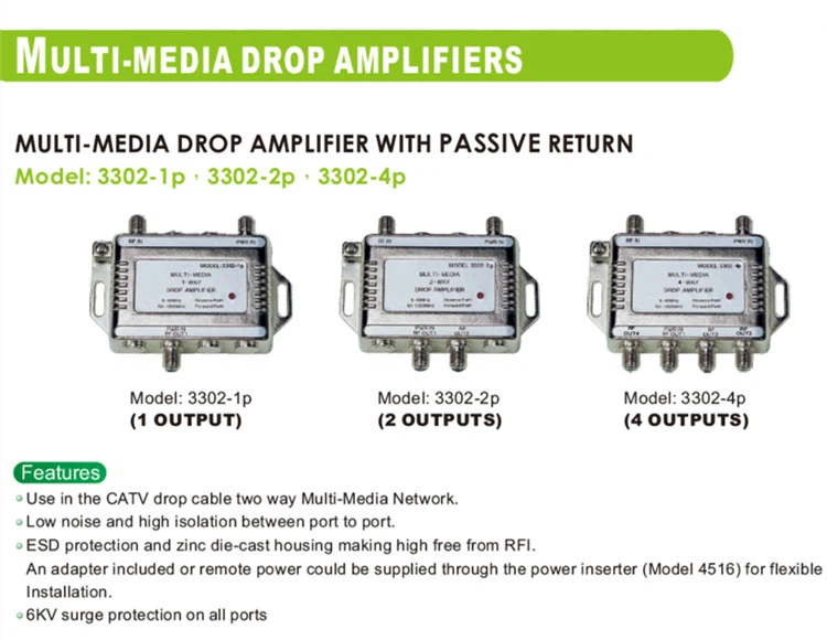 Multi Media Drop Amplifier