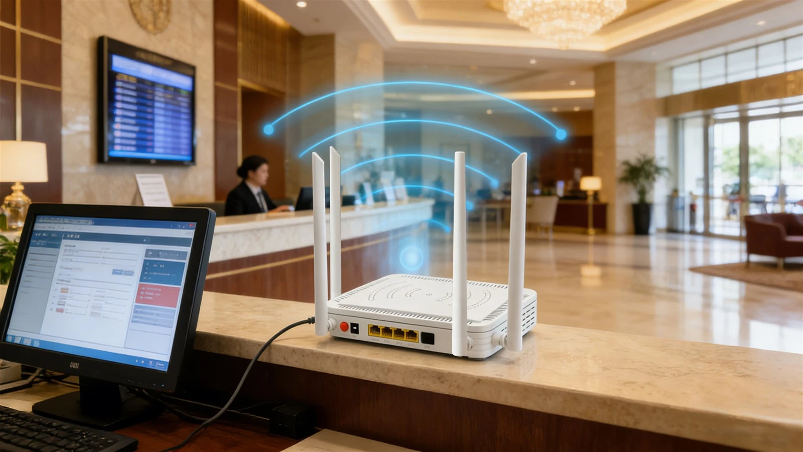XPON ONU 4GE WiFi 5 AC1200